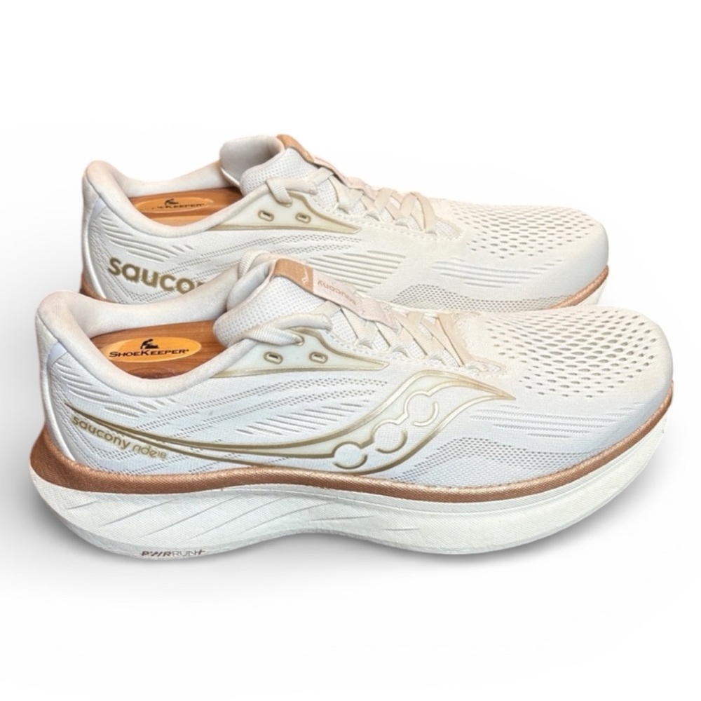 Saucony Ride 18 Running Shoes Women’s 10.5 Vanilla FORM FIT Athletic Shoes